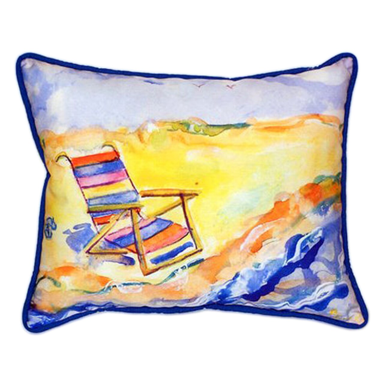 Betsy Drake Betsy's Beach Chair Extra Large 20 X 24 Indoor / Outdoor Pillow